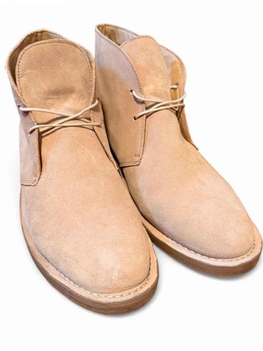 Thursday Boot Company Men's Suede Chukka Boots in Light Tan